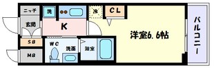 エステムプラザ神戸三宮ルクシアの物件間取画像